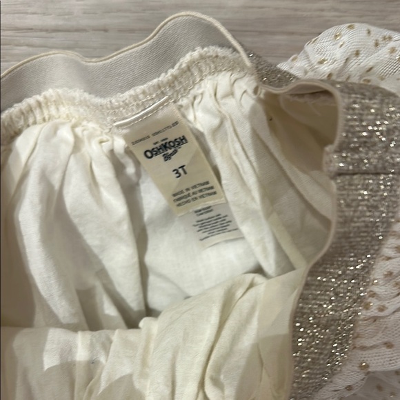 OshKosh B'gosh Gold and White Skirt - Picture 3 of 3